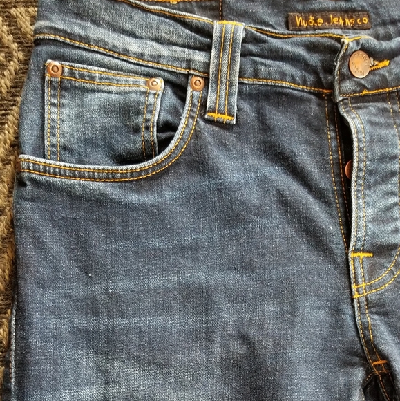 Nudie Jeans - Grim Tim 30/34 (hemmed to 32" Inseem - Picture 5 of 16